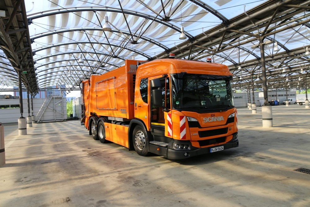 München si je s konceptom Zero-Waste zadal pomembno nalogo, ki bo s tovornjaki na CNG med drugim pomagala skleniti komunalne snovne kroge. Vir: AWM